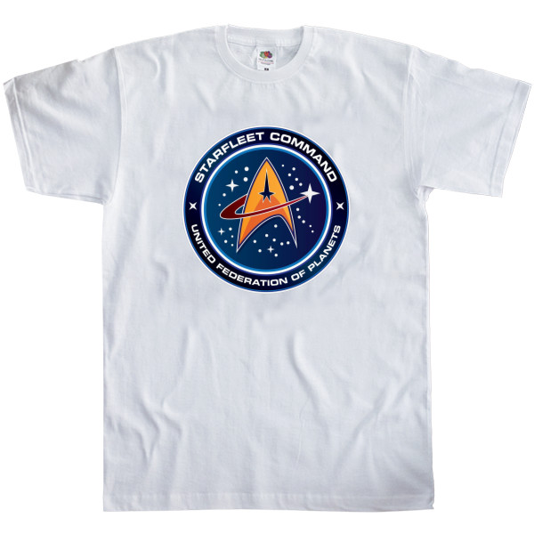 Kids' T-Shirt Fruit of the loom - Star Trek StarFleet Command Badge - Mfest