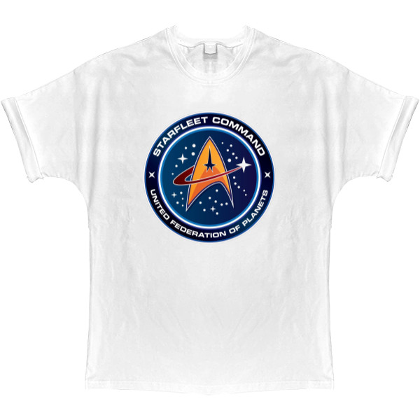 T-shirt Oversize - Star Trek StarFleet Command Badge - Mfest