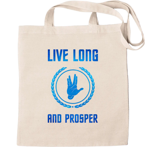 Tote Bag - Star Trek Live Long and Prosper 1 - Mfest