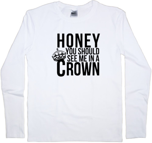 Men's Longsleeve Shirt - Sherlock Honey You Should See Me In A Crown - Mfest