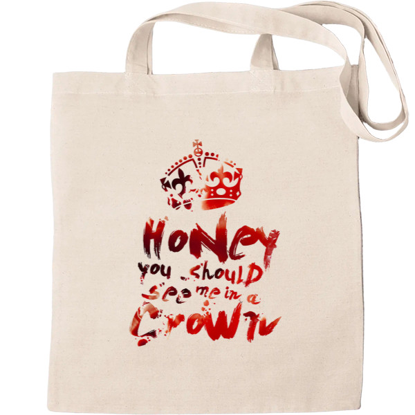 Tote Bag - Sherlock Honey You Should See Me In A Crown Blood - Mfest