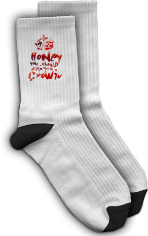 Socks - Sherlock Honey You Should See Me In A Crown Blood - Mfest