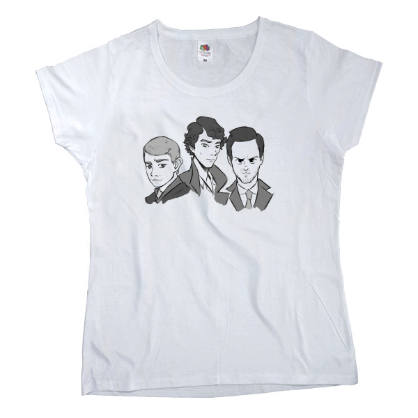 Women's T-shirt Fruit of the loom - Sherlock hero - Mfest