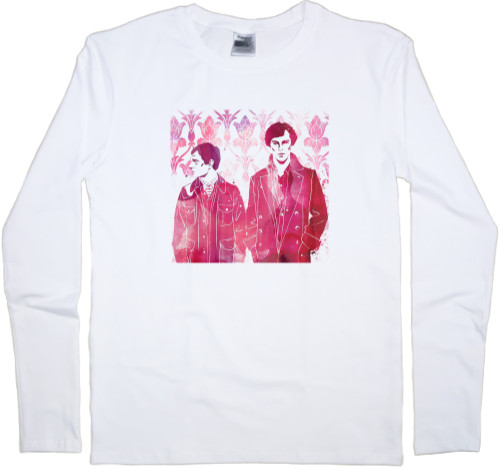 Men's Longsleeve Shirt - Sherlock hero 2 - Mfest