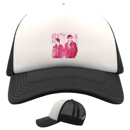 Kids' Trucker Cap - Sherlock hero 2 - Mfest