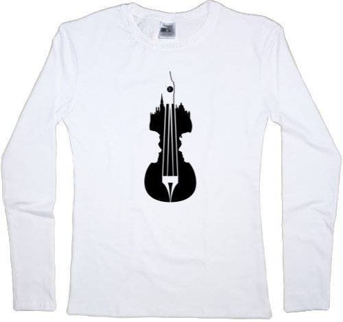 Women's Longsleeve Shirt - Sherlock city - Mfest