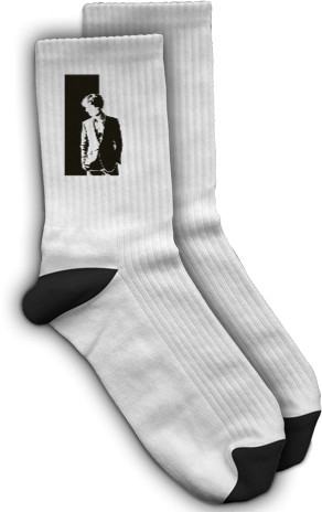 Socks - Sherlock black and white - Mfest