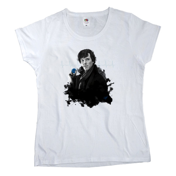 Women's T-shirt Fruit of the loom - sherlock 13 - Mfest