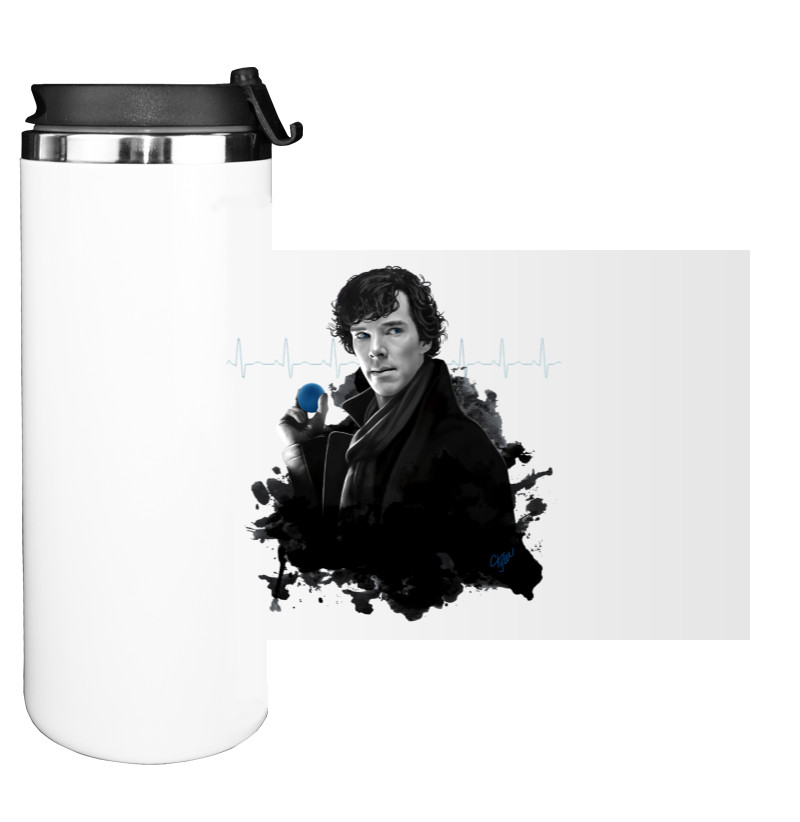 Water Bottle on Tumbler - sherlock 13 - Mfest