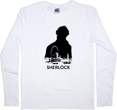 Men's Longsleeve Shirt - sherlock 9 - Mfest