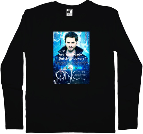 Men's Longsleeve Shirt - Once upon a time 5 Captain Hook - Mfest