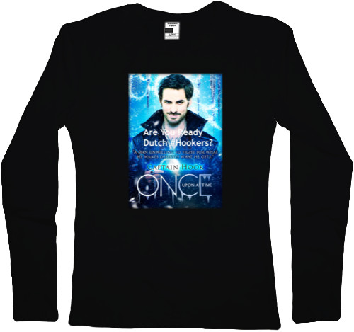 Women's Longsleeve Shirt - Once upon a time 5 Captain Hook - Mfest