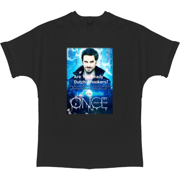 T-shirt Oversize - Once upon a time 5 Captain Hook - Mfest