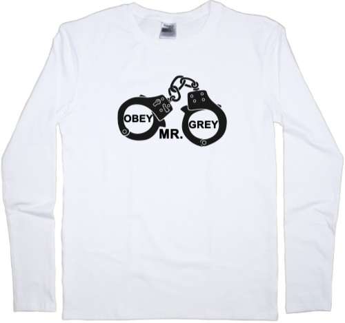 Men's Longsleeve Shirt - Obey Mr. Grey 3 - Mfest