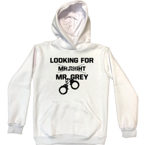 Unisex Hoodie - Looking for Mr. Grey black - Mfest