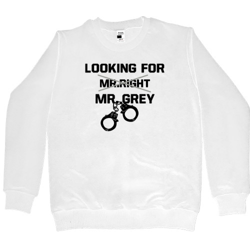 Kids' Premium Sweatshirt - Looking for Mr. Grey black - Mfest