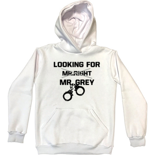 Kids' Premium Hoodie - Looking for Mr. Grey black - Mfest