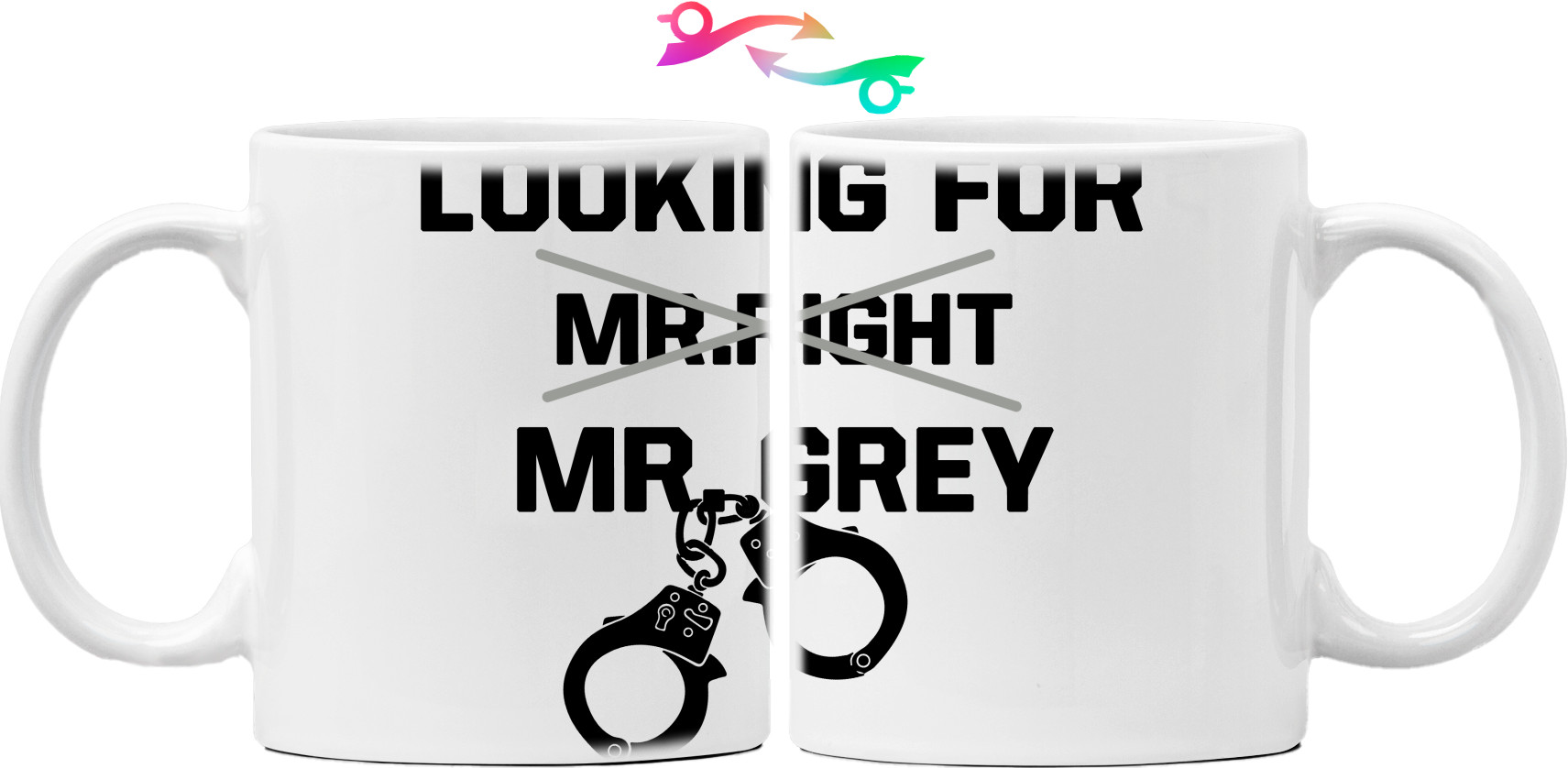 Mug - Looking for Mr. Grey black - Mfest