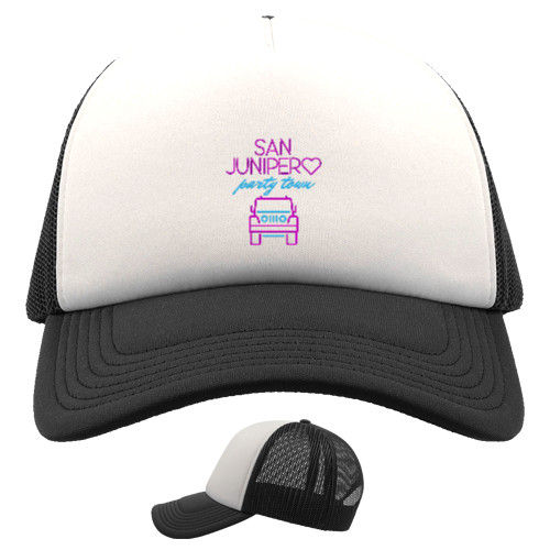 Kids' Trucker Cap - Black Mirror 14 - Mfest