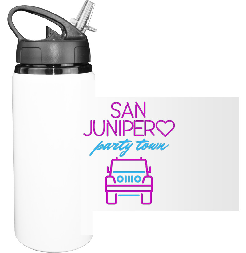 Sport Water Bottle - Black Mirror 14 - Mfest