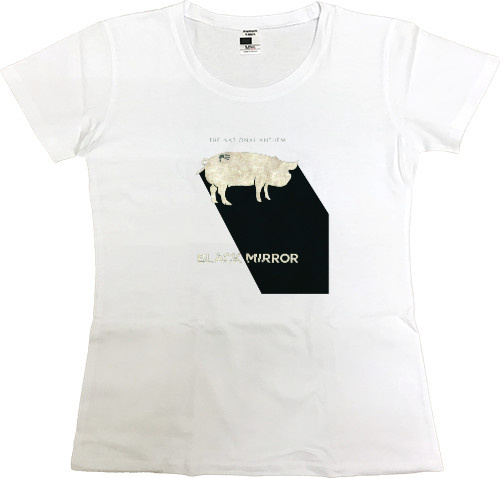 Women's Premium T-Shirt - Black Mirror - Mfest