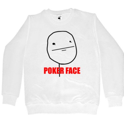 Men’s Premium Sweatshirt - Poker face - Mfest