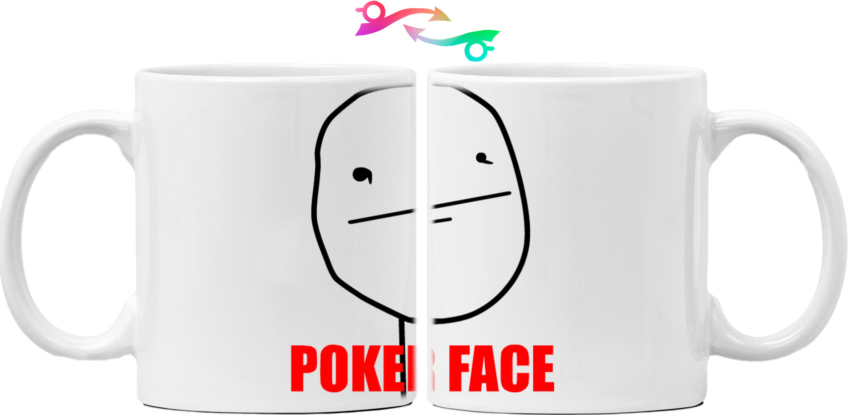 Кружка - Poker face - Mfest