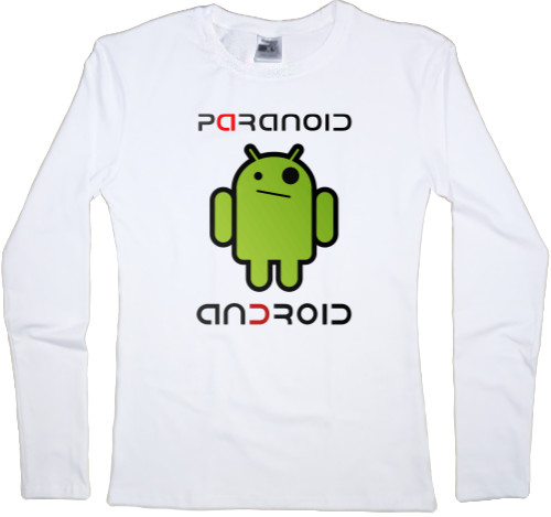 Women's Longsleeve Shirt - paranoid android - Mfest