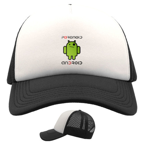 Kids' Trucker Cap - paranoid android - Mfest