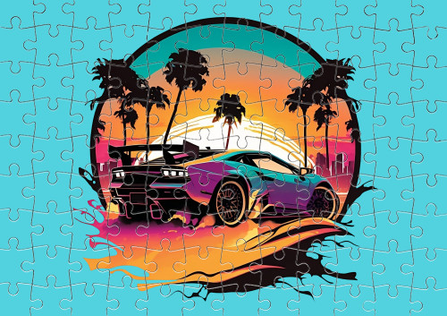 Puzzle - Lamborghini Synthwave - Mfest