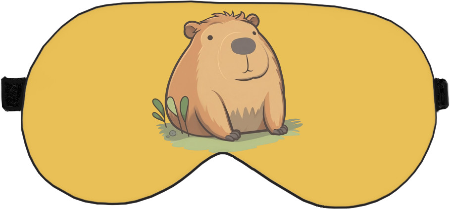 Sleep Mask 3D - Capybara puffy - Mfest