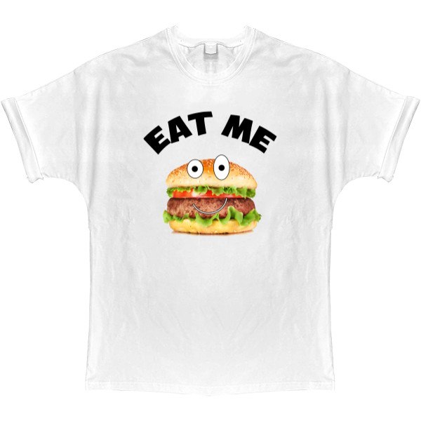 T-shirt Oversize - Eat me - Mfest