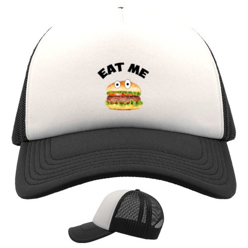 Kids' Trucker Cap - Eat me - Mfest