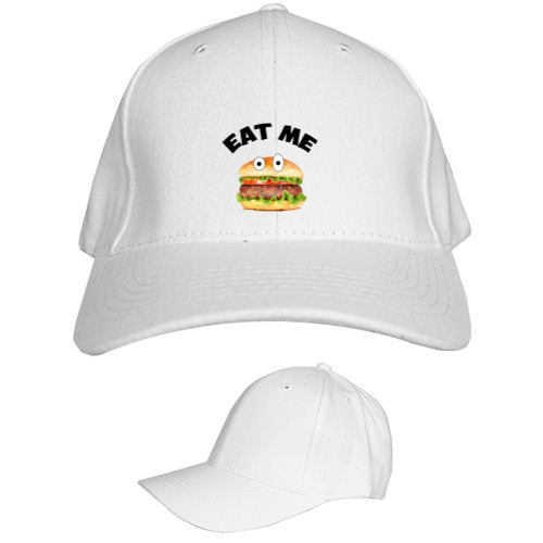 Kids' Baseball Cap 6-panel - Eat me - Mfest