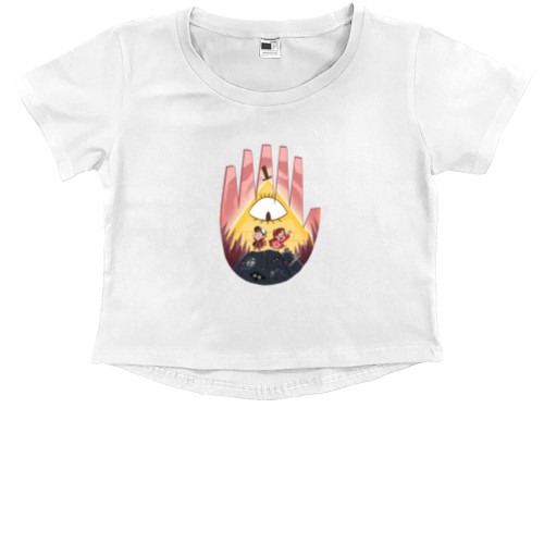 Kids' Premium Cropped T-Shirt - Gravity Falls - Mfest