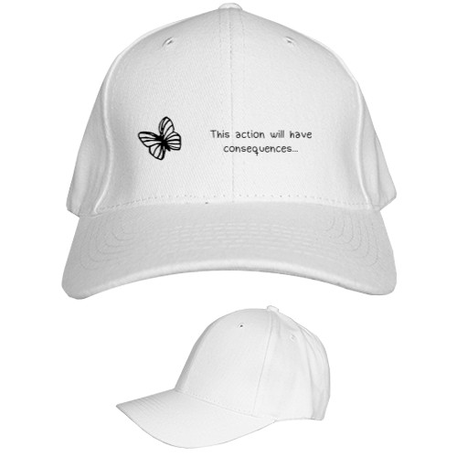 Kids' Baseball Cap 6-panel - This Action Will Have Consequences... (Life Is Strange) - Mfest