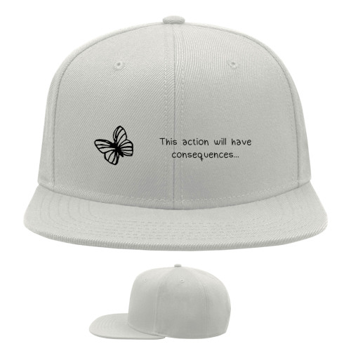 Snapback Baseball Cap - This Action Will Have Consequences... (Life Is Strange) - Mfest