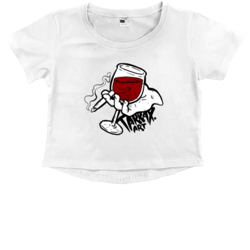 Kids' Premium Cropped T-Shirt - Vine - Mfest