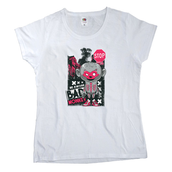 Women's T-shirt Fruit of the loom - BAD MONKEY - Mfest