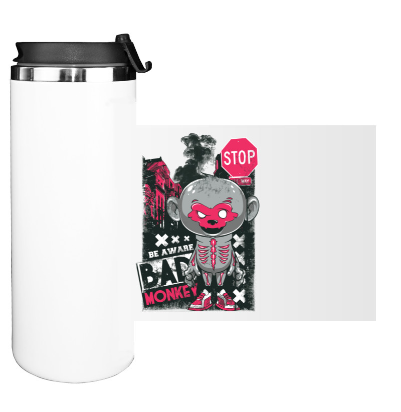 Water Bottle on Tumbler - BAD MONKEY - Mfest