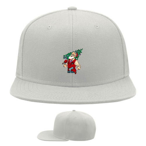 Snapback Baseball Cap - Hipster Santa - Mfest