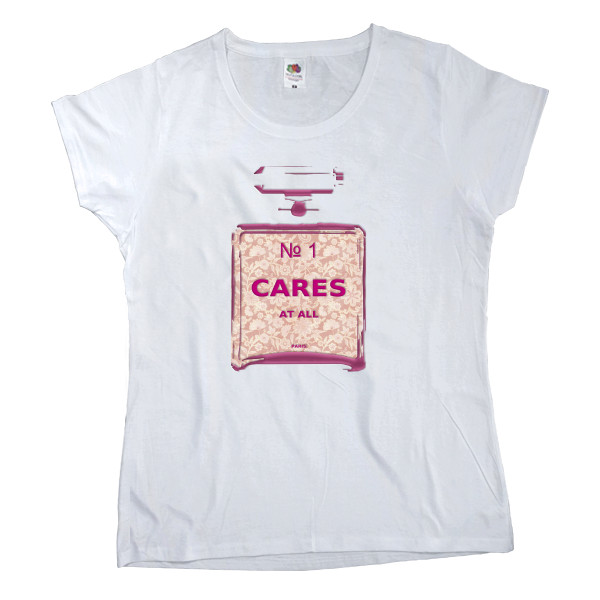 Women's T-shirt Fruit of the loom - Cares at all - Mfest