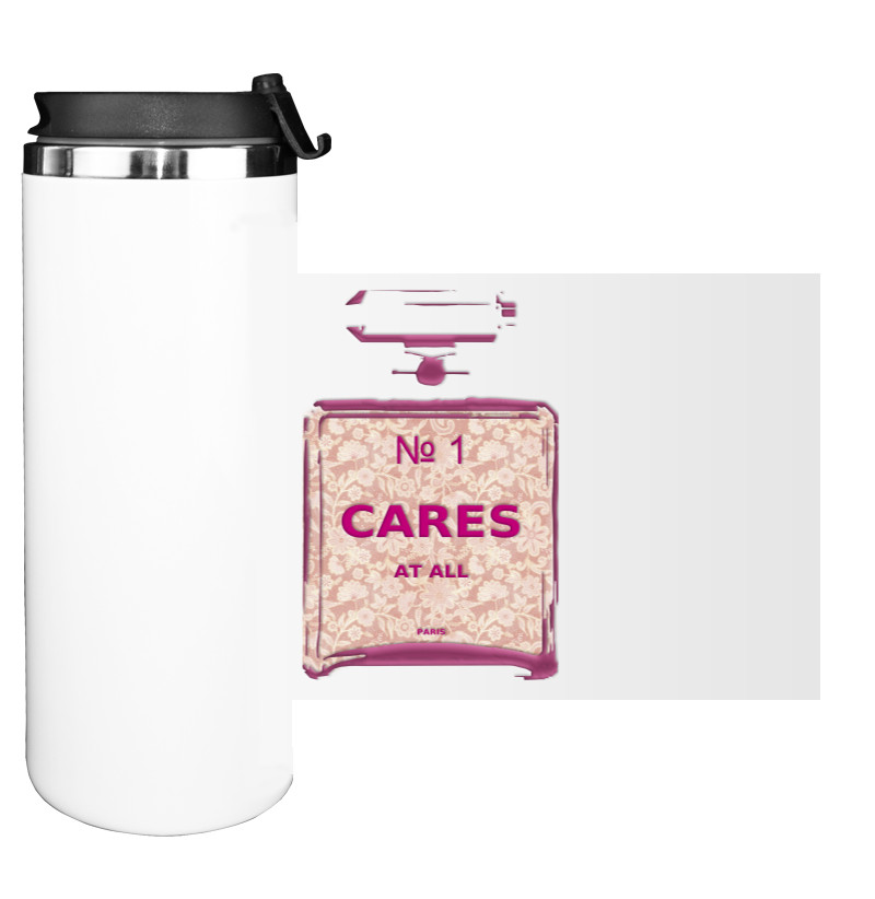 Water Bottle on Tumbler - Cares at all - Mfest