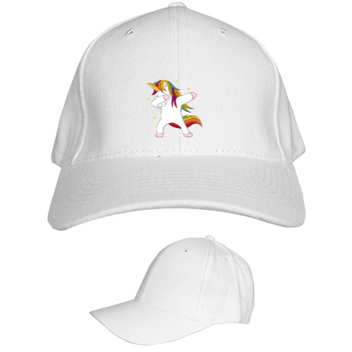 Kids' Baseball Cap 6-panel - Dabbing Unicorn - Mfest