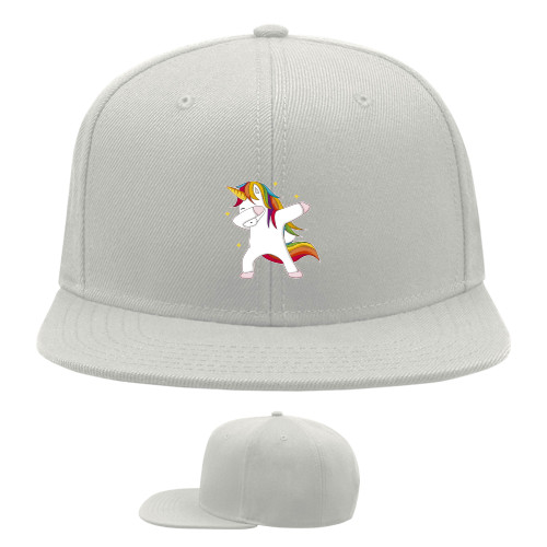 Snapback Baseball Cap - Dabbing Unicorn - Mfest