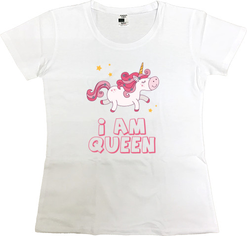 Women's Premium T-Shirt - I am Queen - Mfest