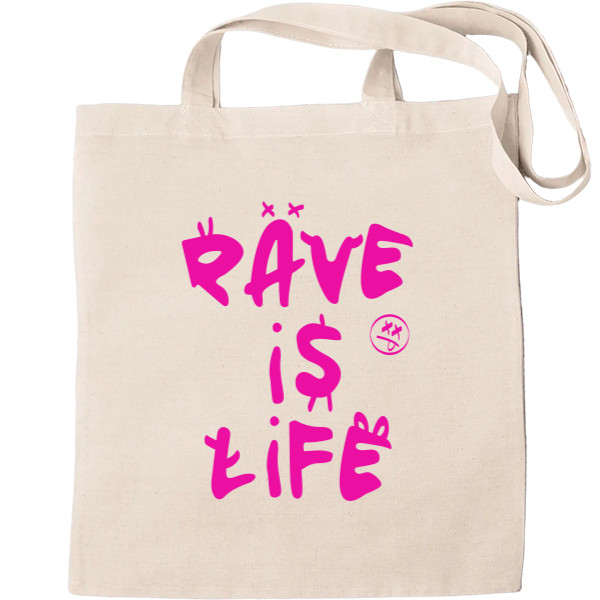 DJ - Tote Bag - Rave is Life - Mfest