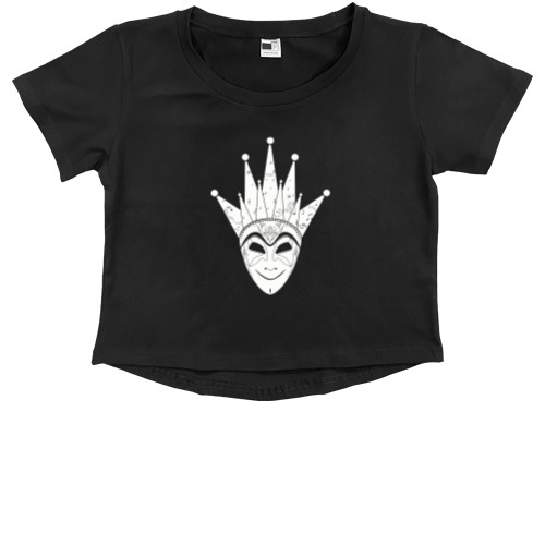 Kids' Premium Cropped T-Shirt - Boris Brejcha dj - Mfest