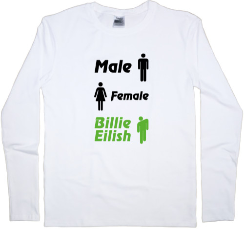 Men's Longsleeve Shirt - Billie Eilish 1 - Mfest