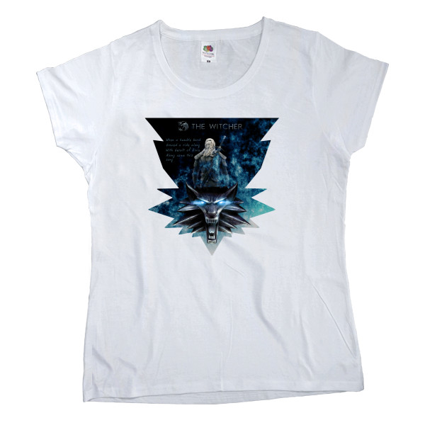 Women's T-shirt Fruit of the loom - Ведьмак 3 - Mfest